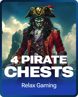 4 Pirate Chests