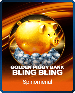 Golden Piggy Bank - Bling Bling