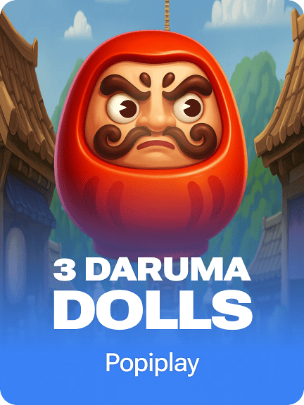 3 Daruma Dolls