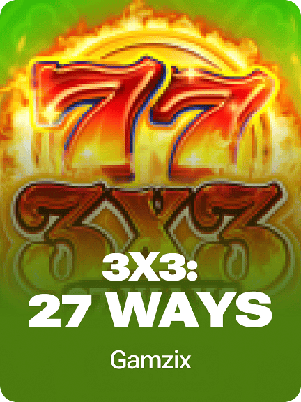 3X3: 27 Ways