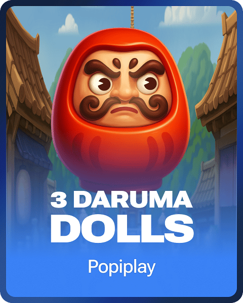 3 Daruma Dolls