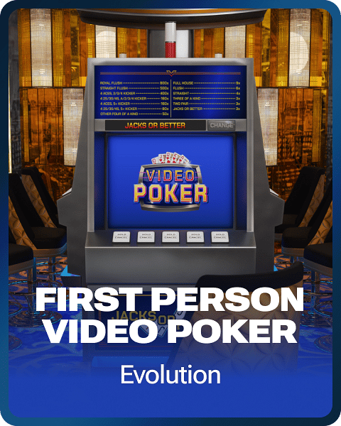 First Person Video Poker